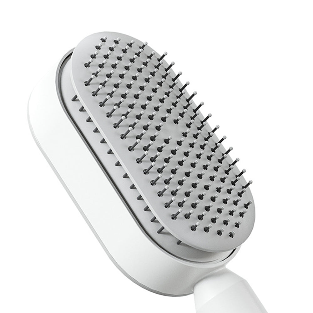 Self Cleaning Hair Brush For Women One-key Cleaning Hair Loss Airbag Massage Scalp Comb Anti-Static Hairbrush